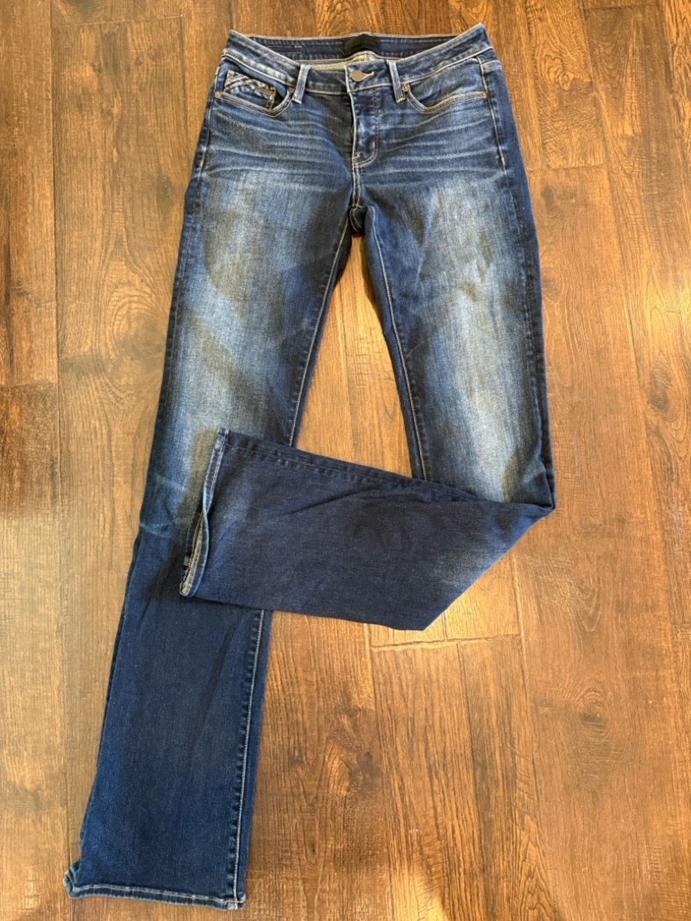 Buckle Dark Blue Women's Trailerd Bootcut Jeans